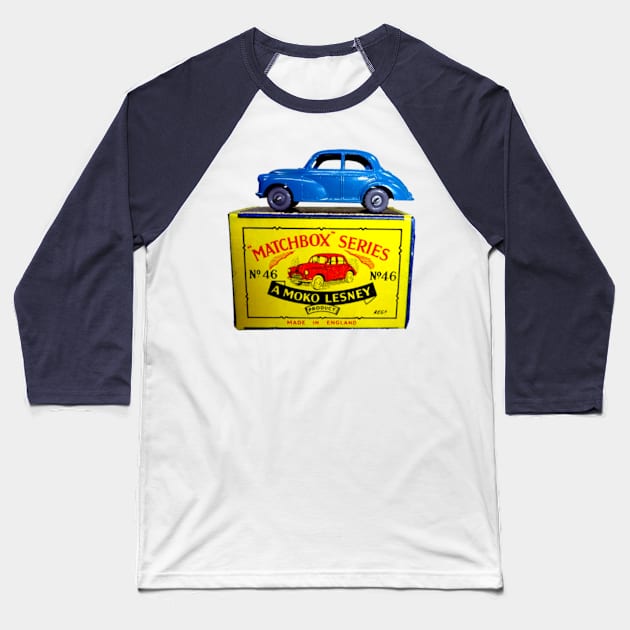 MORRIS MINOR - toy car Baseball T-Shirt by Throwback Motors